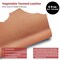 ELW Genuine Leather Vegetable Tanned 8-9 oz. (3.2-3.6mm) Size 6” to 14 SQ FT Full Grain Veg Tan Leather AB Grade Cowhide, Heavy Weight, Tooling, Carving, DIY, Holster, Stamping